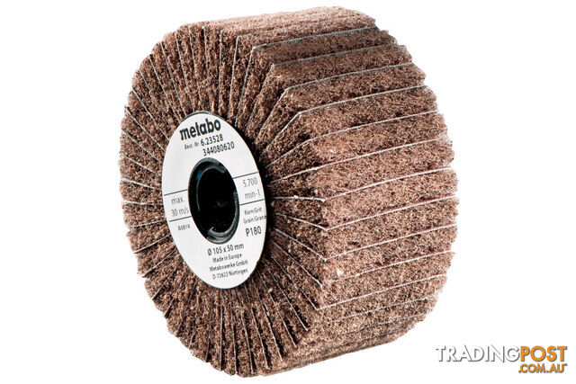 Nylon Web Grinding Wheel 105 X 50 Mm P 80 Metabo 623527000