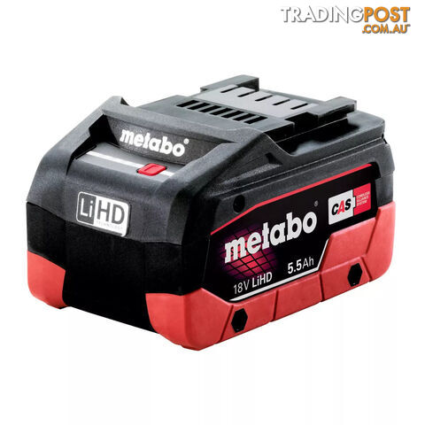 Battery Pack 18V LiHD 5.5Ah Metabo (625368000)