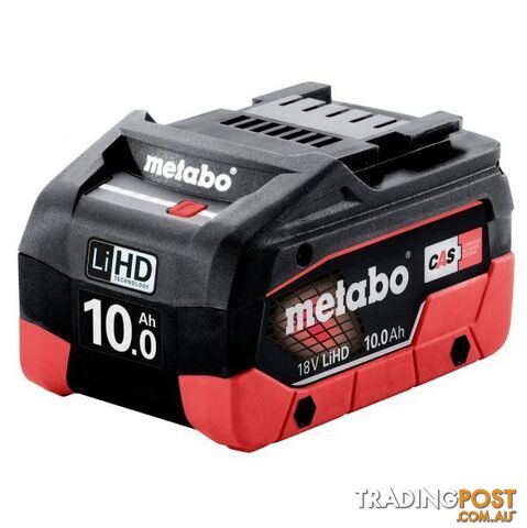 Metabo 18V 10.0Ah LiHD Lithium-Ion Battery Pack 10Ah 625549000