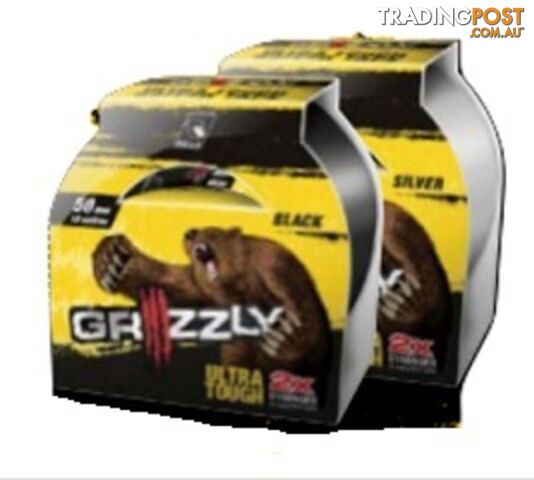 Grizzly Gaffer Tape Silver 50mm x 18 Metres Norton 63642548237