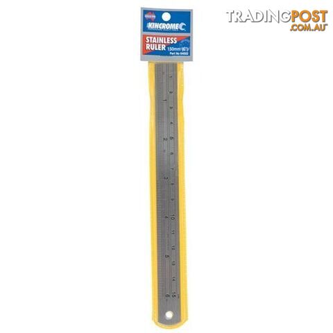 Stainless Steel Rule 150mm (6") Metric & Imperial Kincrome 64002