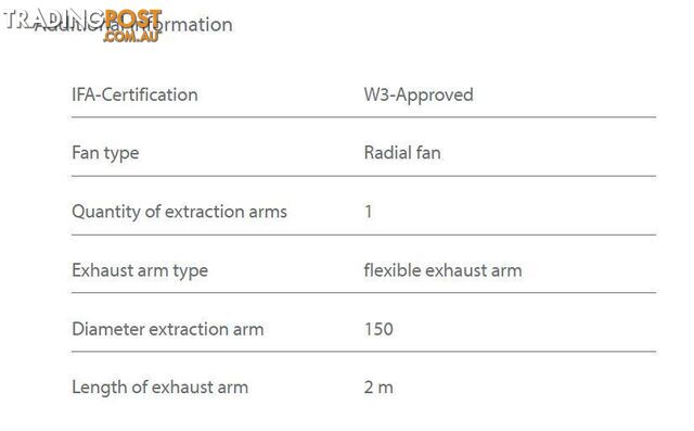 SmartMaster Extraction Filter Unit With 3 Metres Flexible Exhaust Arm Kemper 64300 - photo 4 of 4
