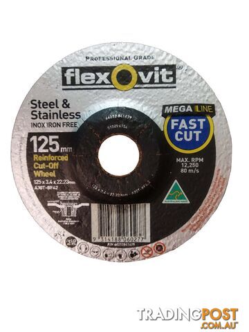 Mild Steel Right Angle Cut-Off Wheel Type 42 AO P/N66252841679