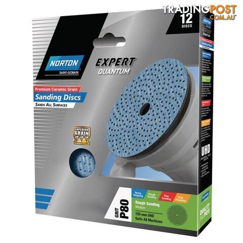Expert Quantum Disc 150 mm MH P80 Norton 66261113993- Pkt:12