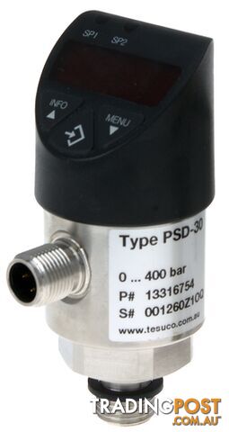 Pressure Switch Digital Display Programmable 1/4" BSPP Tesuco APSDB