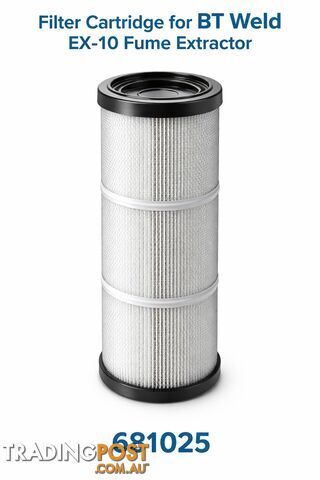 Filter Cartridge for BT Weld EX-10 Fume Extractor 681025
