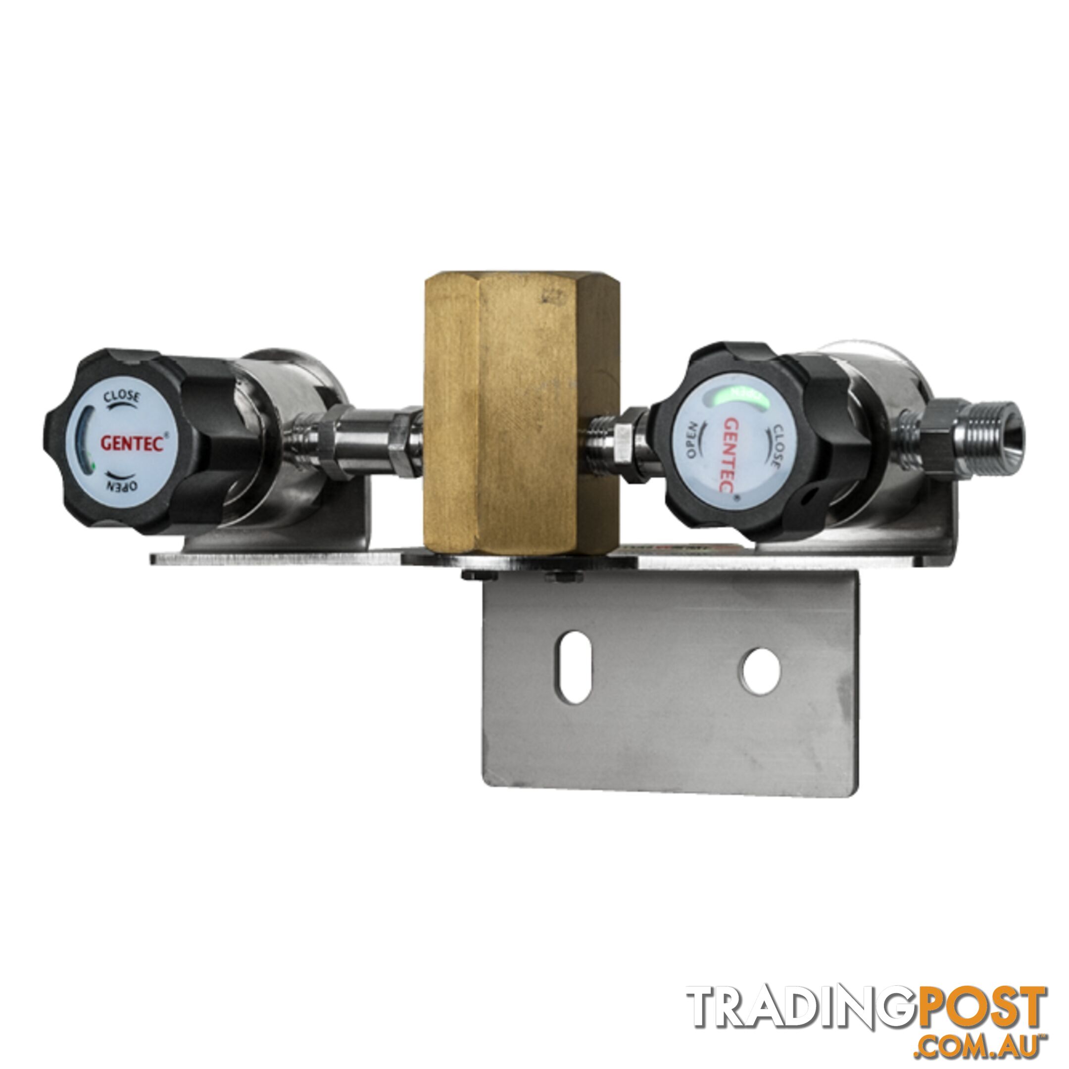 Twin Manual Manifold G3/8" LH M -MWP: 20,000 kPa