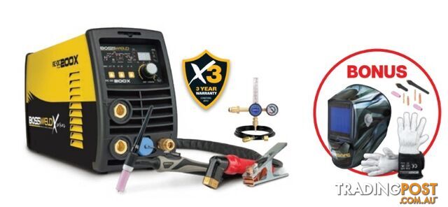 Tig Welder 200X AC/DC X-Series Bossweld 692200BONUS