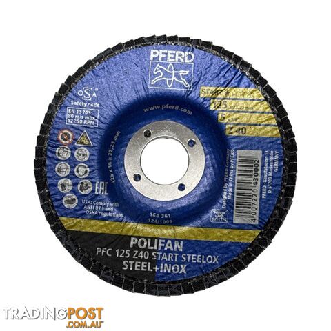 Polifan PFC 125 Z40 Start STEELOX/2 Pack of 10 Pferd 69301047 - photo 1 of 2