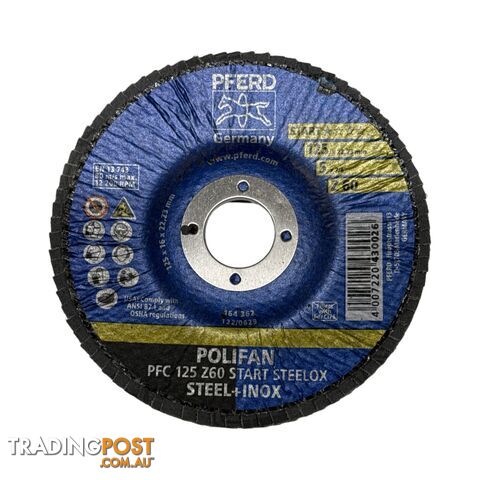 Polifan PFC 125 Z60 Start STEELOX/2 Pack of 10 Pferd 69301048