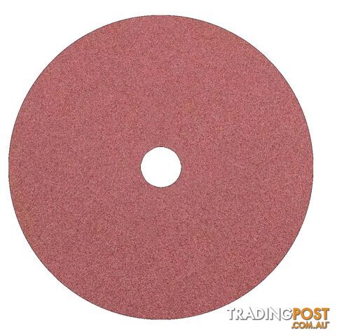 Fibre Discs Unslotted 180mm 36 Grit Aluminium Oxide FS 125-22 A 36 Pferd...
