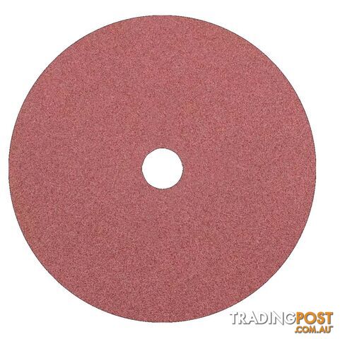 Fibre Discs Unslotted 180mm 80 Grit Aluminium Oxide FS 125-22 A 80 Pferd...