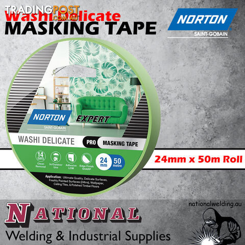 Norton® Expert Washi Delicate Masking Tape 24mmx50m 69957341734 - photo 2 of 3