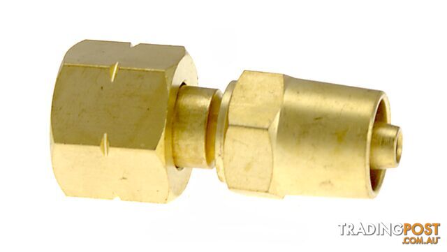 LP240 Hose Connection Brass 5/8-18 UNF LH / 5mm Hose Type Left Hand pack-2