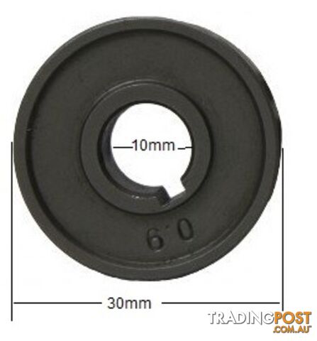 Feedroller 30mm OD 10mm ID Unimig FR3010