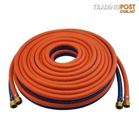 Harris Oxy / LPG 10 Metres 6mm Twin Hose With Fittings 6BOTH10MF