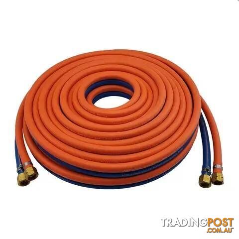 Harris Oxy / LPG 15 Metres 6mm Twin Hose With Fittings 6BOTH15MF