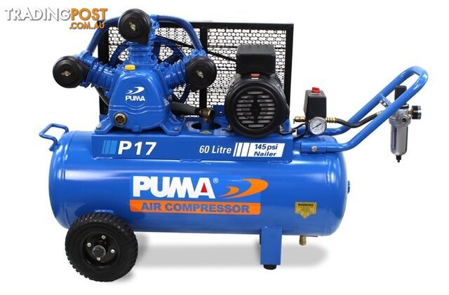 Air Compressor Dependable Performance 60L Puma PU P17 240V