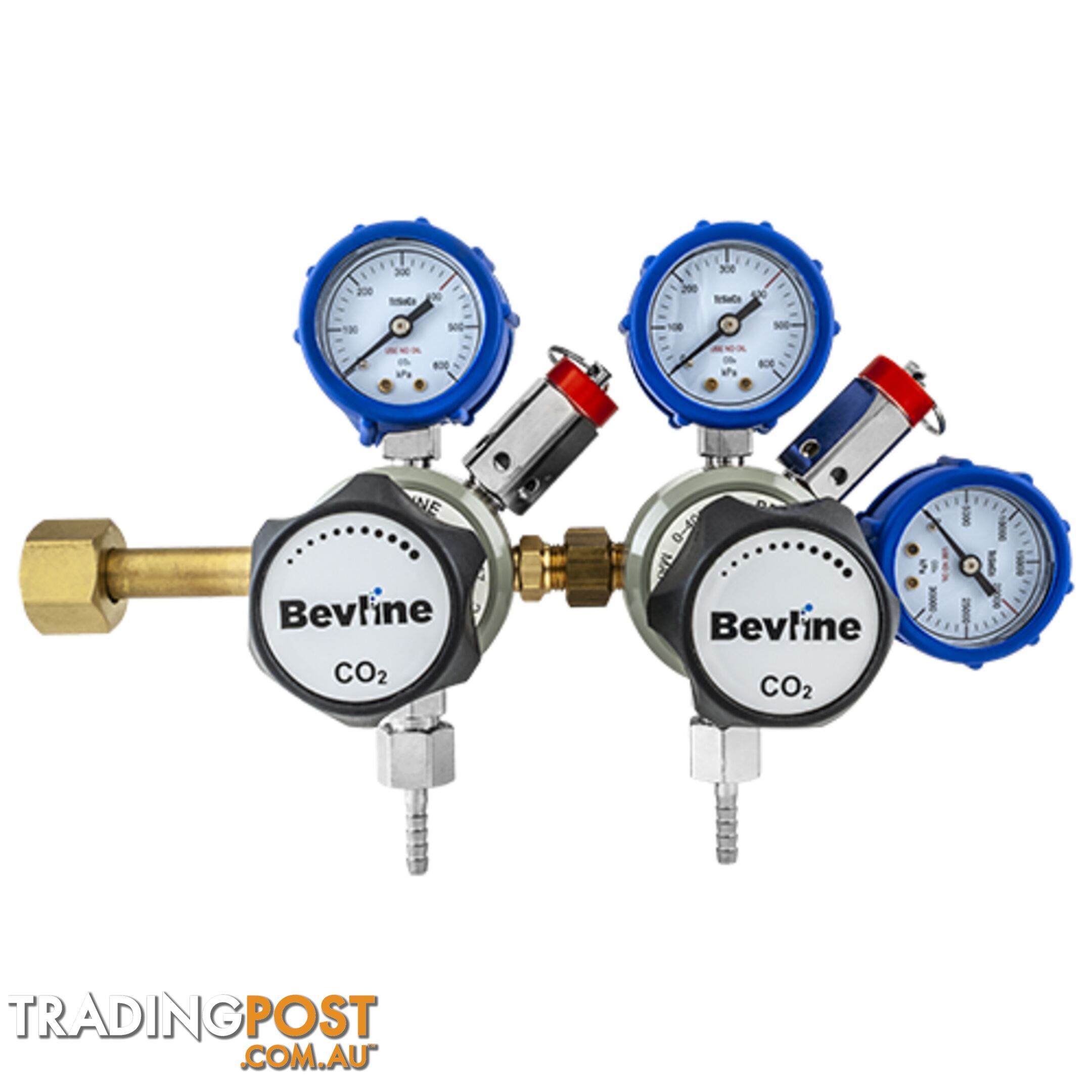 Beverage Regulator Twin Beer CO2 Type 30 Adjustable RCTWIN04A