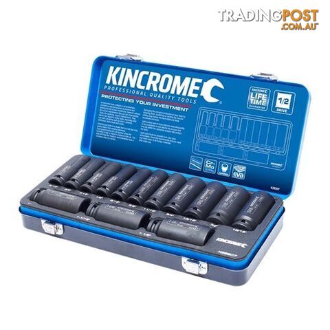 Deep Impact Socket Set 14 Piece 1/2" Drive - Imperial Kincrome K28207