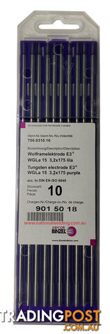 3.2mm E3 Tig Tungsten Electrode Binzel 700.0310.10