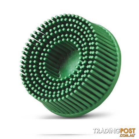 Scotch-Brite Roloc Bristle Disc 50 Grit 75mm x 16mm Green 7000000745 3M...