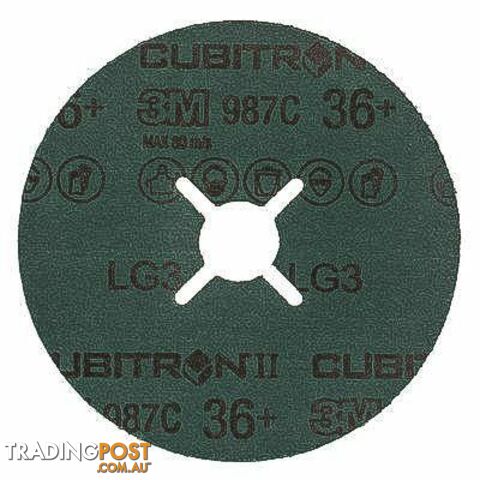Fibre Disc 987C 125mm 36+ 3M™Cubitron™ II 7000028193 Pack of 5 - photo 3 of 3