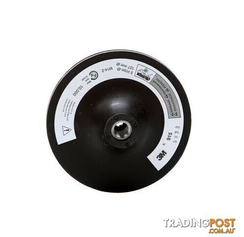 3M™ Disc Pad Holder (Backing Pad) 915 125mm 5" x M14-2.0 Internal 7000028500 3M™...