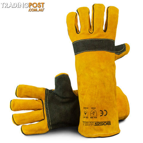 Kevlar Stitched Yellow Welding Glove Bossweld 700008
