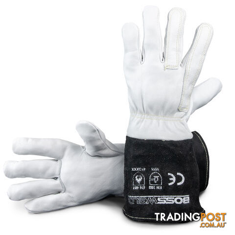 Tig Welding Glove Long Bossweld 700011