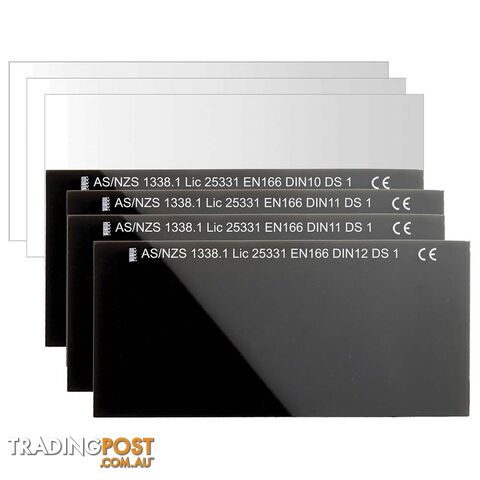 Bossweld 51 x 108mm Shaded Lens Multi Pack 700029