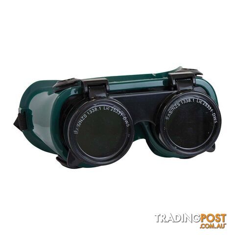Gas Welding Flip-up Goggles Shade 5 BOSSWELD 700056