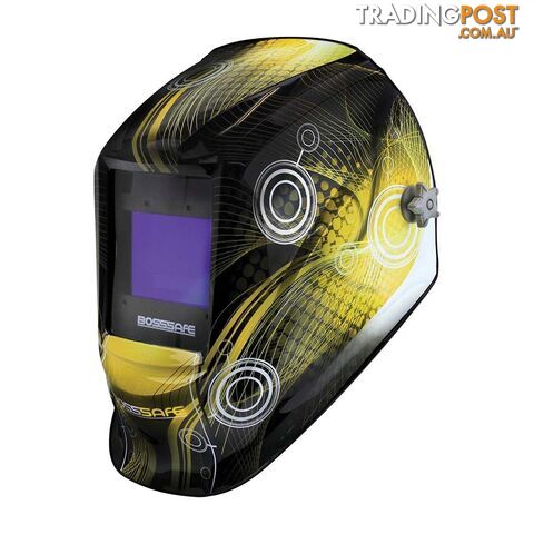 Solar Pro Electronic Welding Helmet Bossweld 700150