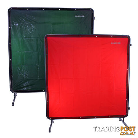 Welding Curtain Red 1.74 Metres x 1.74 Metres Bossweld 700711