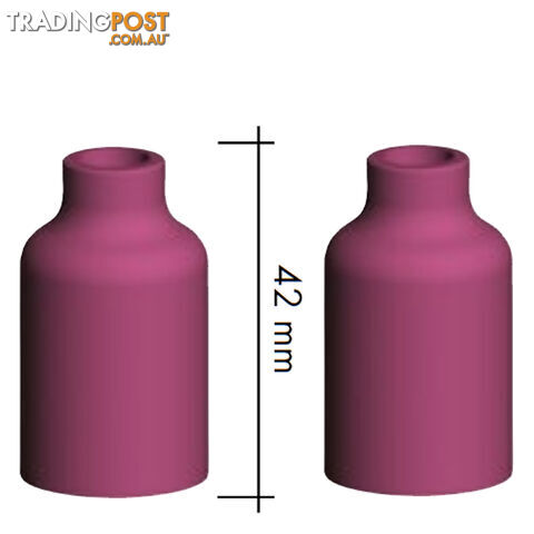 Gas Lens Alumina Cup Size 8 54N14 Binzel 701.0424 Pkt : 2