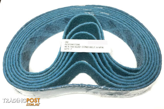 AC019417396 Surface Conditioning Belts 40mm x 760mm A-VFN Blue Scotch-Brite™...