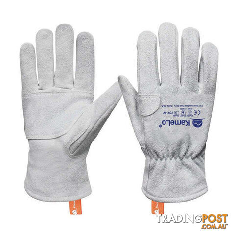 Cowhide Suede Leather Work Safety XL Gloves KameLo 707-W-XL