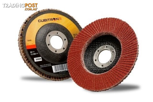 Cubitron II Flap Disc 125mm 5'' 80 Grit 967A 125mm 3M 7100011569 Pack of 5...