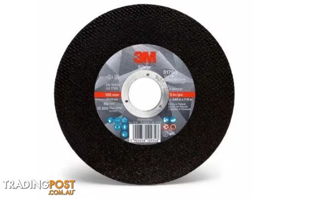 Silver™ Cut-Off Wheel 180mm x 2.5mm x 22.23mm 3M 7100171349 Each