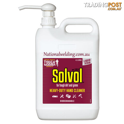 Solvol Liquid Hand Cleaner 4.5L With Pump 71026