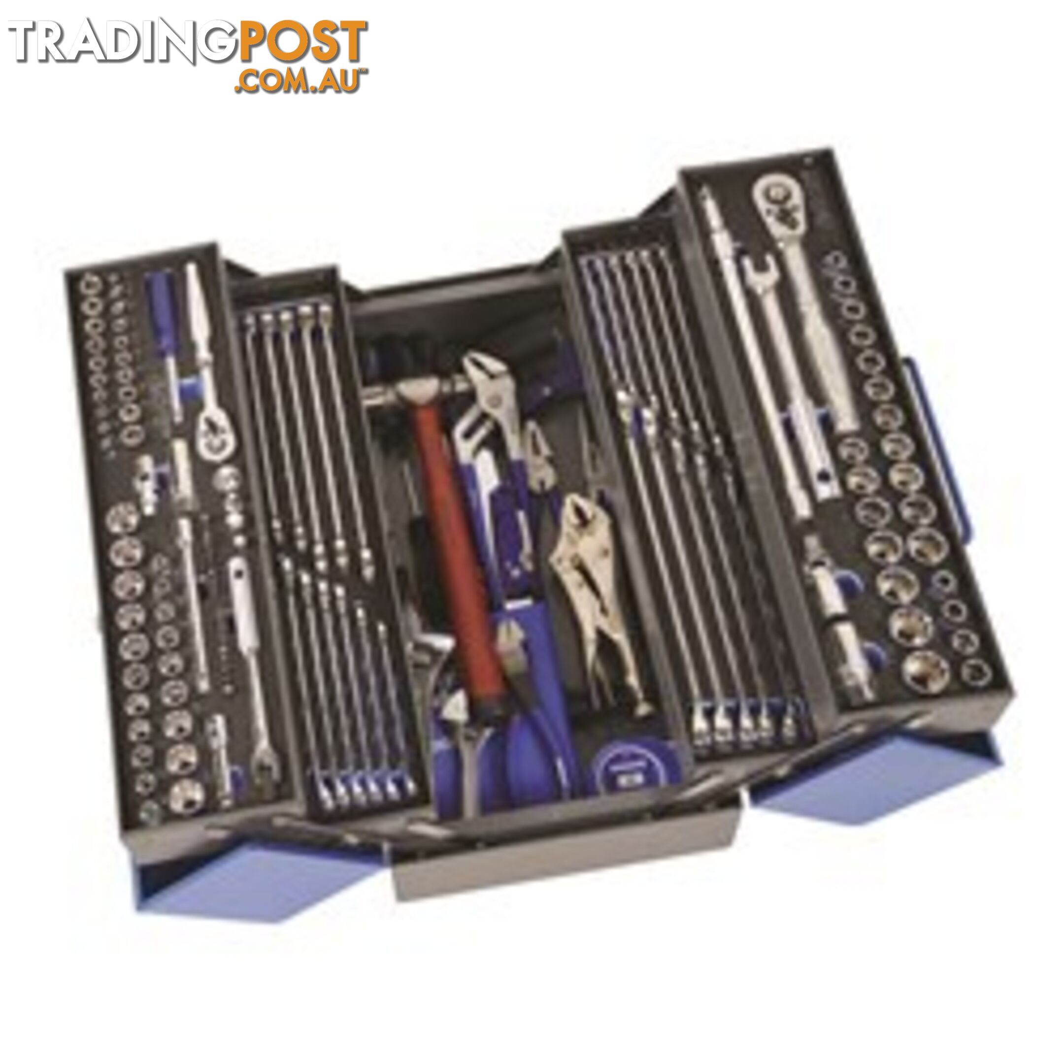 Tools Only - Cantilever Tool Kit 163 Piece 1/4, 3/8 & 1/2" Drive Kincrome K1620T