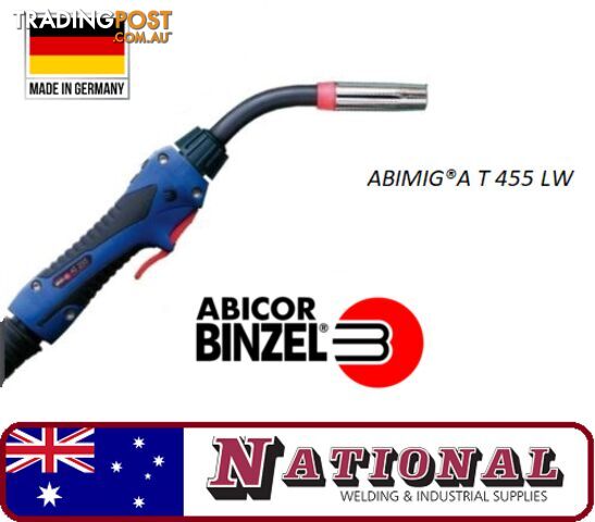 ABIMIGÂ®A T 455 LW MIG Welding Torch 3 Metres Binzel 015.D073.1