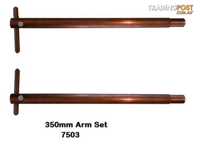 350mm Straight Arm Set 7503 18mm Dia 7503