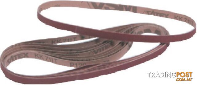 File Sander Belts Aluminium Oxide 610 x 12mm 60 Grit Pferd 75411920 Pkt : 10