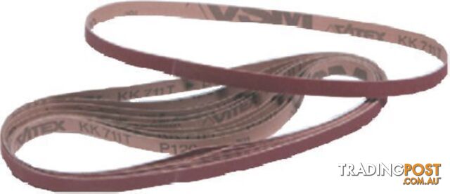 File Sander Belts Aluminium Oxide 330 x 10mm 120 Grit Pferd 75415122 Pkt : 10