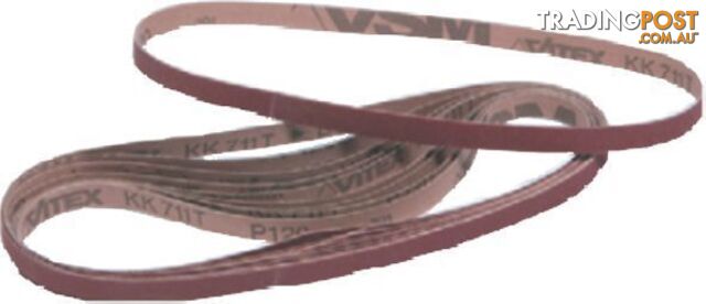 File Sander Belts Aluminium Oxide 455 x 13mm 80 Grit Pferd 75417434 Pkt : 10