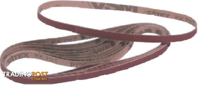File Sander Belts Aluminium Oxide 520 x 20mm 100 Grit Pferd 75427449 Pkt : 10