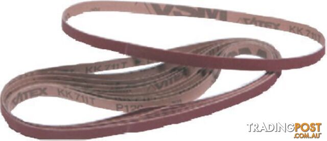 File Sander Belts Aluminium Oxide 533 x 30mm 100 Grit Pferd 75428433 Pkt : 10