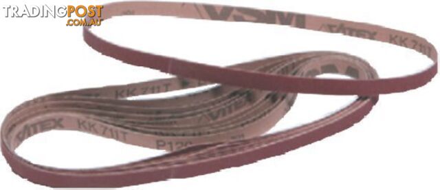 File Sander Belts Aluminium Oxide 330 x 10mm 100 Grit Pferd 75433234 Pkt : 10