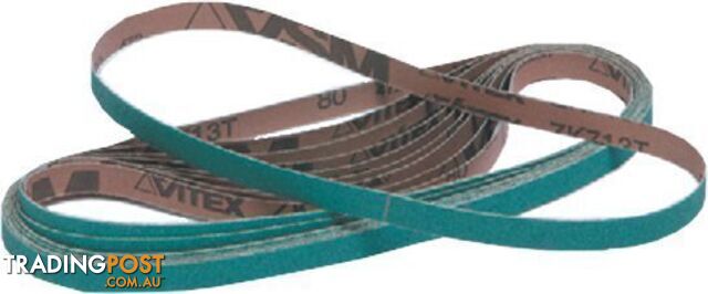 File Sander Belt Zirconia 533 x 30 mm ZT 80 Grit Pferd 75435618 Pkt : 10
